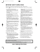 Preview for 4 page of Daewoo KOC-9Q1T7A Owner'S Manual