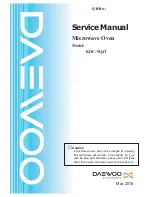 Daewoo KOC-9Q4T Service Manual preview