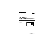 Предварительный просмотр 1 страницы Daewoo KOC980T Operating Instructions Manual