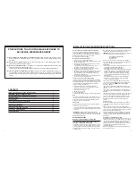 Preview for 2 page of Daewoo KOC980T Operating Instructions Manual