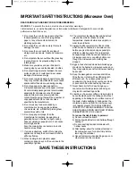 Preview for 3 page of Daewoo KOD-135P Operating Instructions Manual