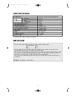 Preview for 5 page of Daewoo KOG-131A Operating Instructions Manual