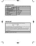 Preview for 4 page of Daewoo KOG-134K Operating Instructions Manual