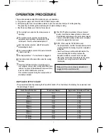 Preview for 8 page of Daewoo KOG-134K Operating Instructions Manual