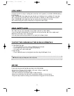 Preview for 16 page of Daewoo KOG-180A0S Operating Instructions Manual