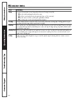 Preview for 22 page of Daewoo KOG-1M0T Owner'S Manual