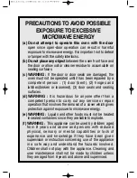 Preview for 2 page of Daewoo KOG-3000SL Operating Instructions & Cook Book