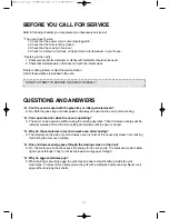 Preview for 18 page of Daewoo KOG-3000SL Operating Instructions & Cook Book