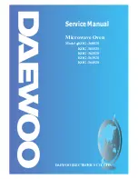 Daewoo KOG-36052S Service Manual preview