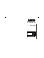 Preview for 1 page of Daewoo KOG-3685 Operating Instructions Manual