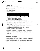 Preview for 6 page of Daewoo KOG-3705 Operating Instructions Manual