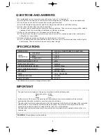 Preview for 8 page of Daewoo KOG-3705 Operating Instructions Manual