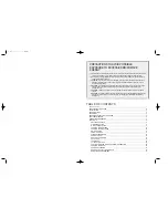 Preview for 2 page of Daewoo KOG-370A Operating Instructions Manual