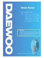 Daewoo KOG-371G0S Service Manual preview