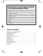 Preview for 2 page of Daewoo KOG-37250S Operating Instructions Manual