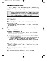 Preview for 3 page of Daewoo KOG-37250S Operating Instructions Manual