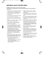 Preview for 4 page of Daewoo KOG-37250S Operating Instructions Manual