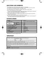 Preview for 9 page of Daewoo KOG-37250S Operating Instructions Manual