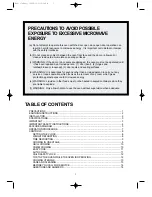 Preview for 2 page of Daewoo KOG-374R Operating Instructions Manual