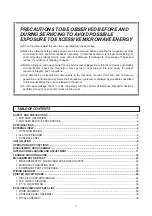 Preview for 2 page of Daewoo KOG-37BG0S Service Manual