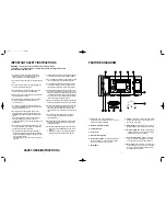 Preview for 4 page of Daewoo KOG-37BH Operating Instructions Manual