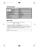 Preview for 4 page of Daewoo KOG-392G Operating Instructions Manual