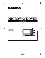 Preview for 1 page of Daewoo KOG-39350S Operating Instructions Manual