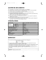 Preview for 8 page of Daewoo KOG-39350S Operating Instructions Manual