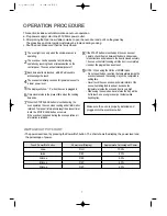 Preview for 8 page of Daewoo KOG-393R Operating Instructions Manual