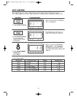 Предварительный просмотр 17 страницы Daewoo KOG-398G Operating Instructions & Cook Book