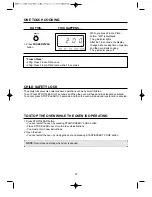 Предварительный просмотр 22 страницы Daewoo KOG-398G Operating Instructions & Cook Book