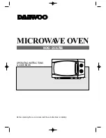 Daewoo KOG-3C675S Operating Instructions Manual preview