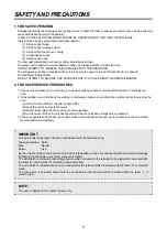 Preview for 3 page of Daewoo KOG-3Q47 Service Manual