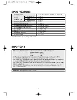 Предварительный просмотр 4 страницы Daewoo KOG-574RSL Operating Instructions Manual