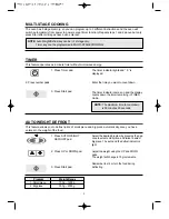 Preview for 10 page of Daewoo KOG-63GP Operating Instructions Manual