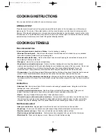 Preview for 17 page of Daewoo KOG-6C2B5S Operating Instructions & Cook Book