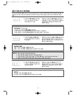 Preview for 13 page of Daewoo KOG-6L6B Operating Instructions & Cook Book