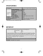 Предварительный просмотр 5 страницы Daewoo KOG-867T Operating Instructions Manual