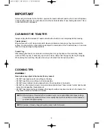 Предварительный просмотр 11 страницы Daewoo KOG-867T Operating Instructions Manual