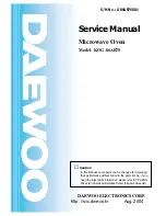 Preview for 1 page of Daewoo KOG-86AR7S Service Manual