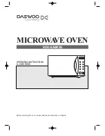 Preview for 2 page of Daewoo KOG-8A0R5S Operating Instructions & Cook Book