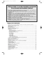 Preview for 3 page of Daewoo KOG-8A0R5S Operating Instructions & Cook Book