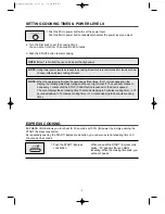 Preview for 10 page of Daewoo KOG-8A0R5S Operating Instructions & Cook Book