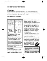 Preview for 20 page of Daewoo KOG-8A0R5S Operating Instructions & Cook Book