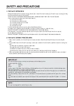 Preview for 3 page of Daewoo KOG-8A1R5P Service Manual