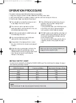 Предварительный просмотр 11 страницы Daewoo KOM-9F0CTX Operating Instructions Manual