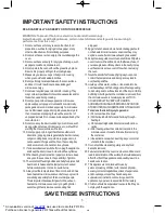 Preview for 6 page of Daewoo KOM-9P11 Use And Care Manual