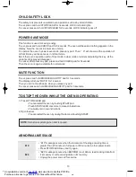 Preview for 14 page of Daewoo KOM-9P11 Use And Care Manual