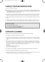 Preview for 16 page of Daewoo KOM-9P2C Operating Instructions Manual