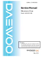 Preview for 1 page of Daewoo KOM-9P2CBS Service Manual